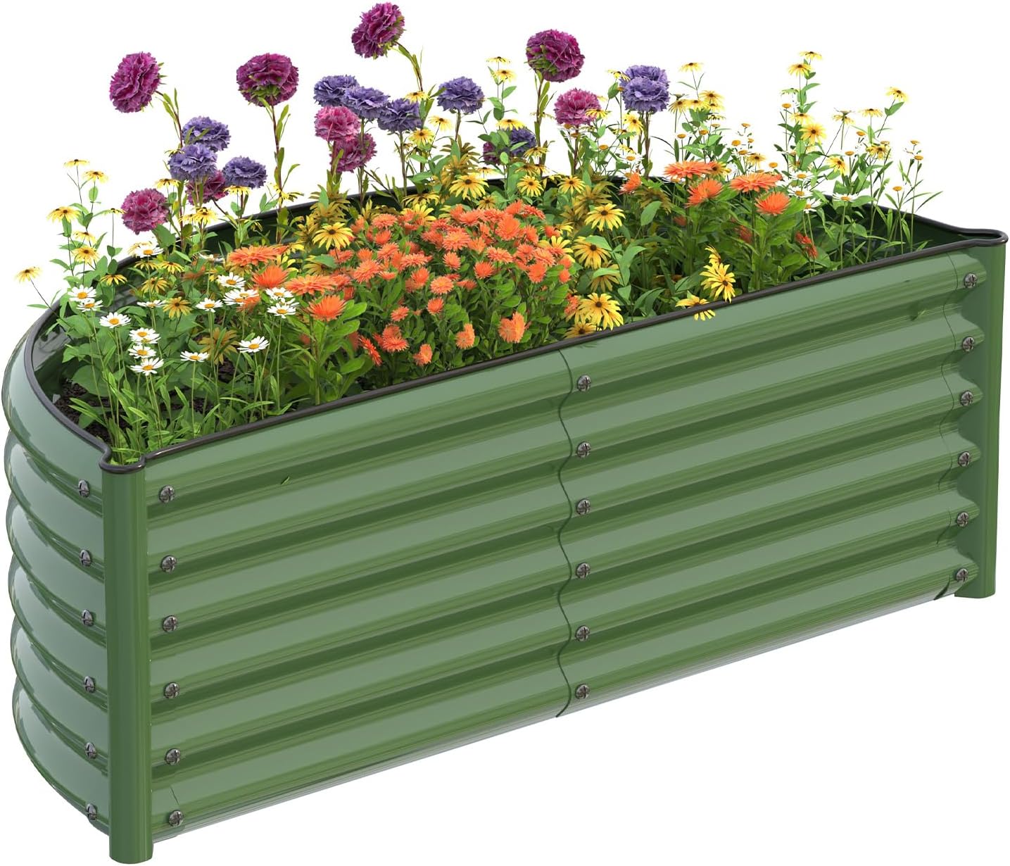 Raised Garden Bed - Galvanized Raised Garden Bed Outdoor, Kit