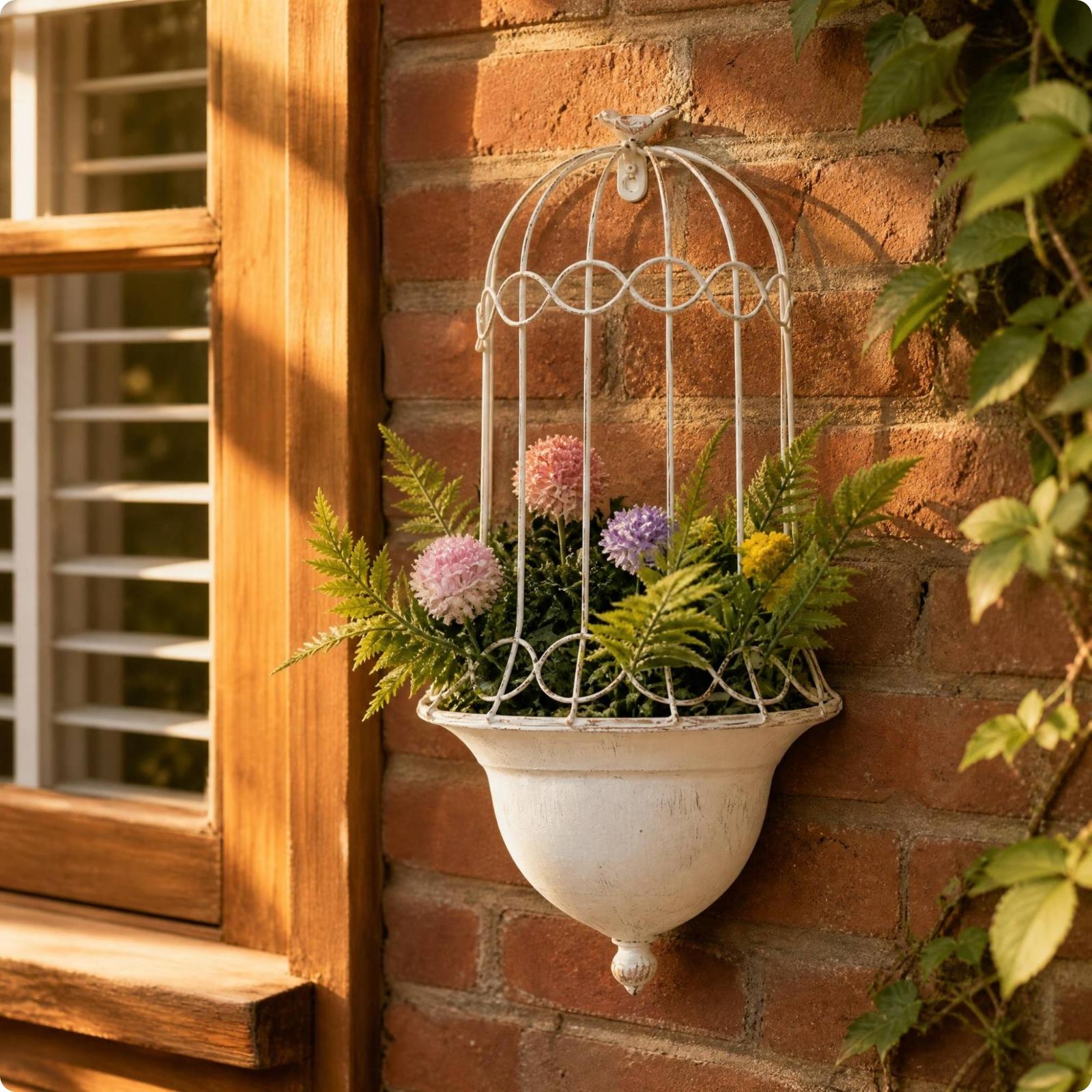 Wall Mounted Planter Iron Bird - Vertical Planter review and price