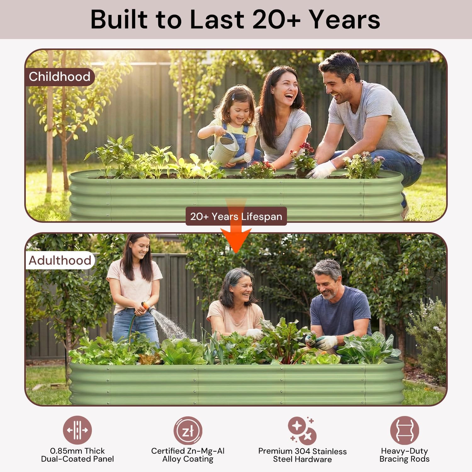 Galvanized Raised Garden Bed 8 - Raised Garden Bed review and price
