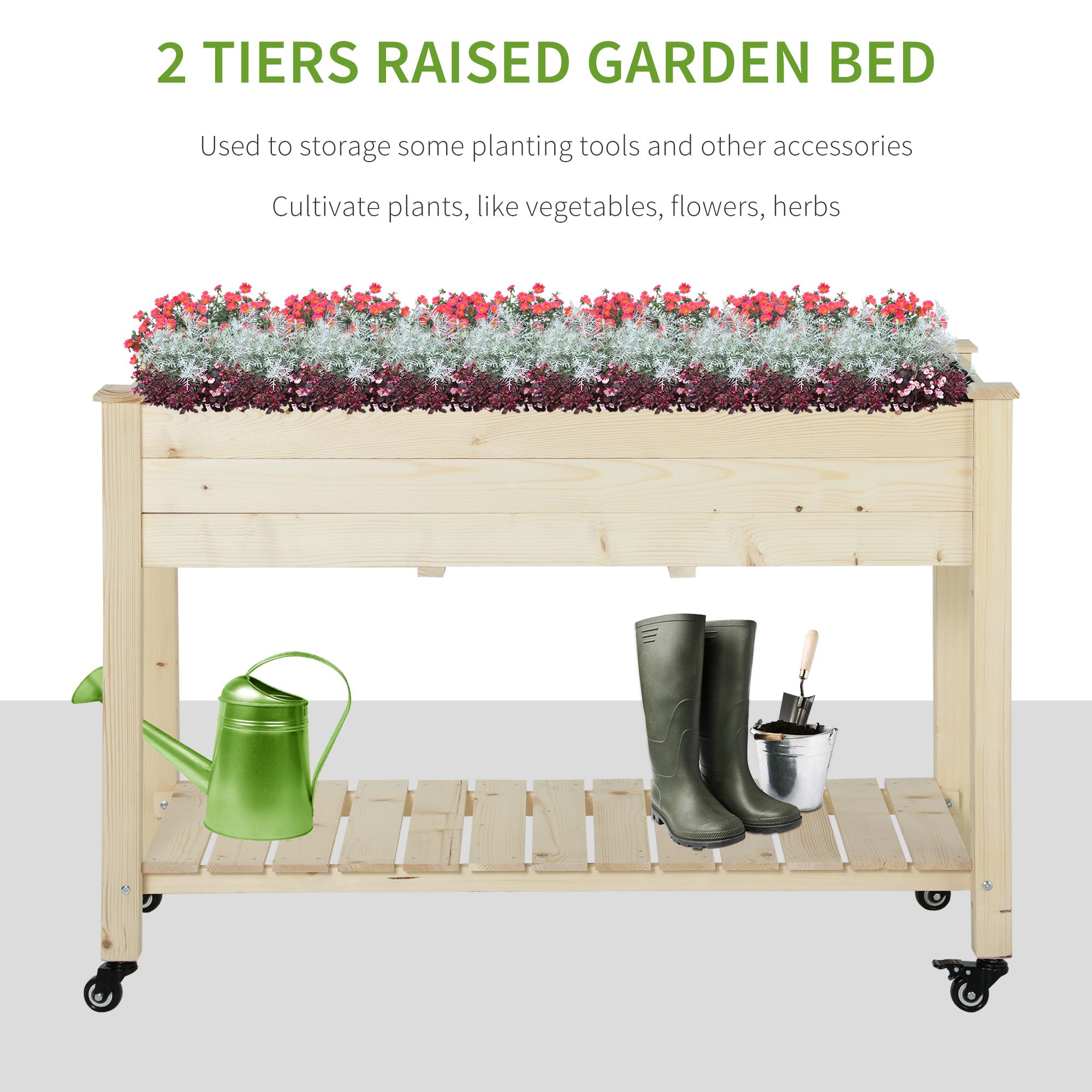 Outdoor/Indoor Raised Garden B - Raised Garden Bed review and price