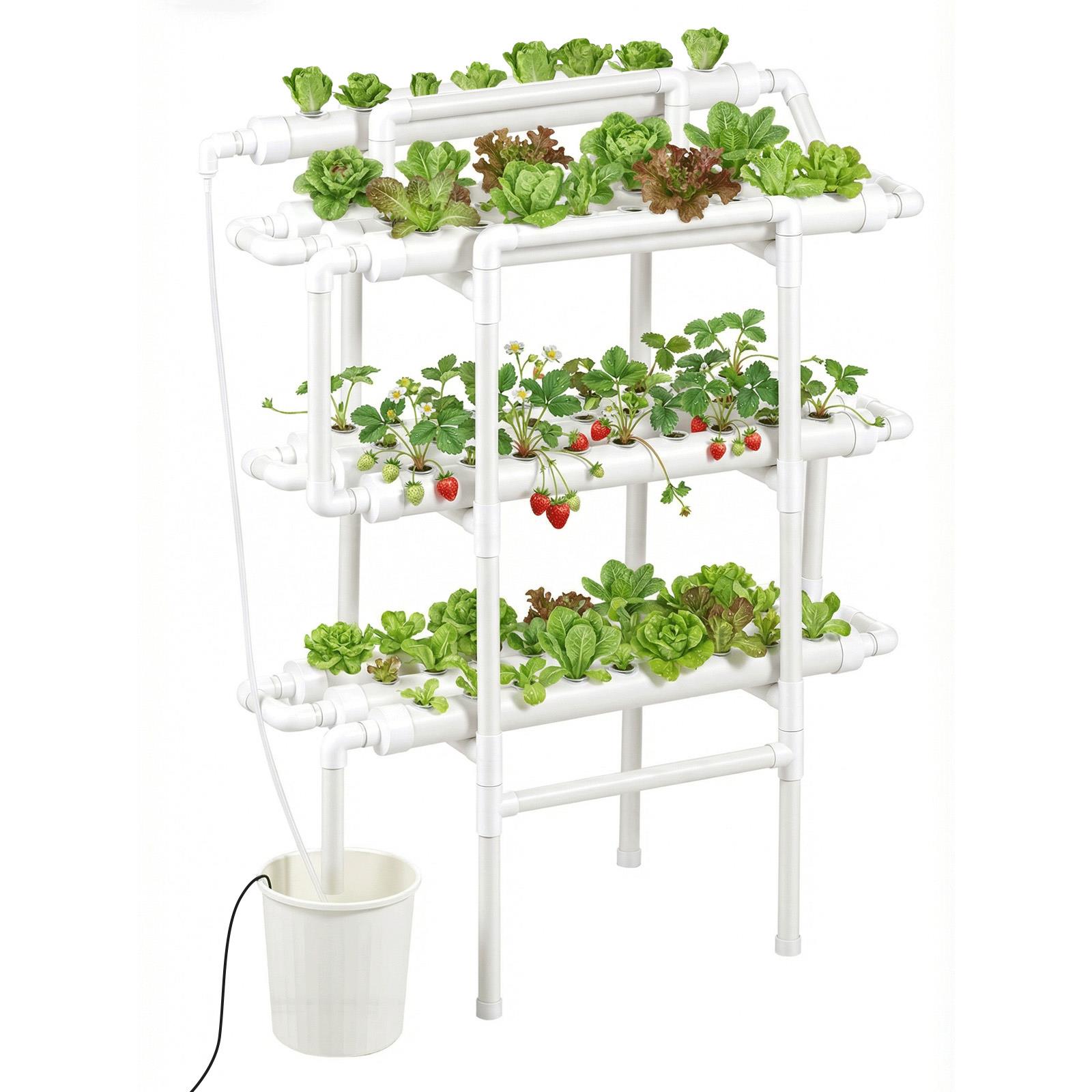 3 Tier 90 Sites Hydroponic Gro - Hydroponic Kit review and price