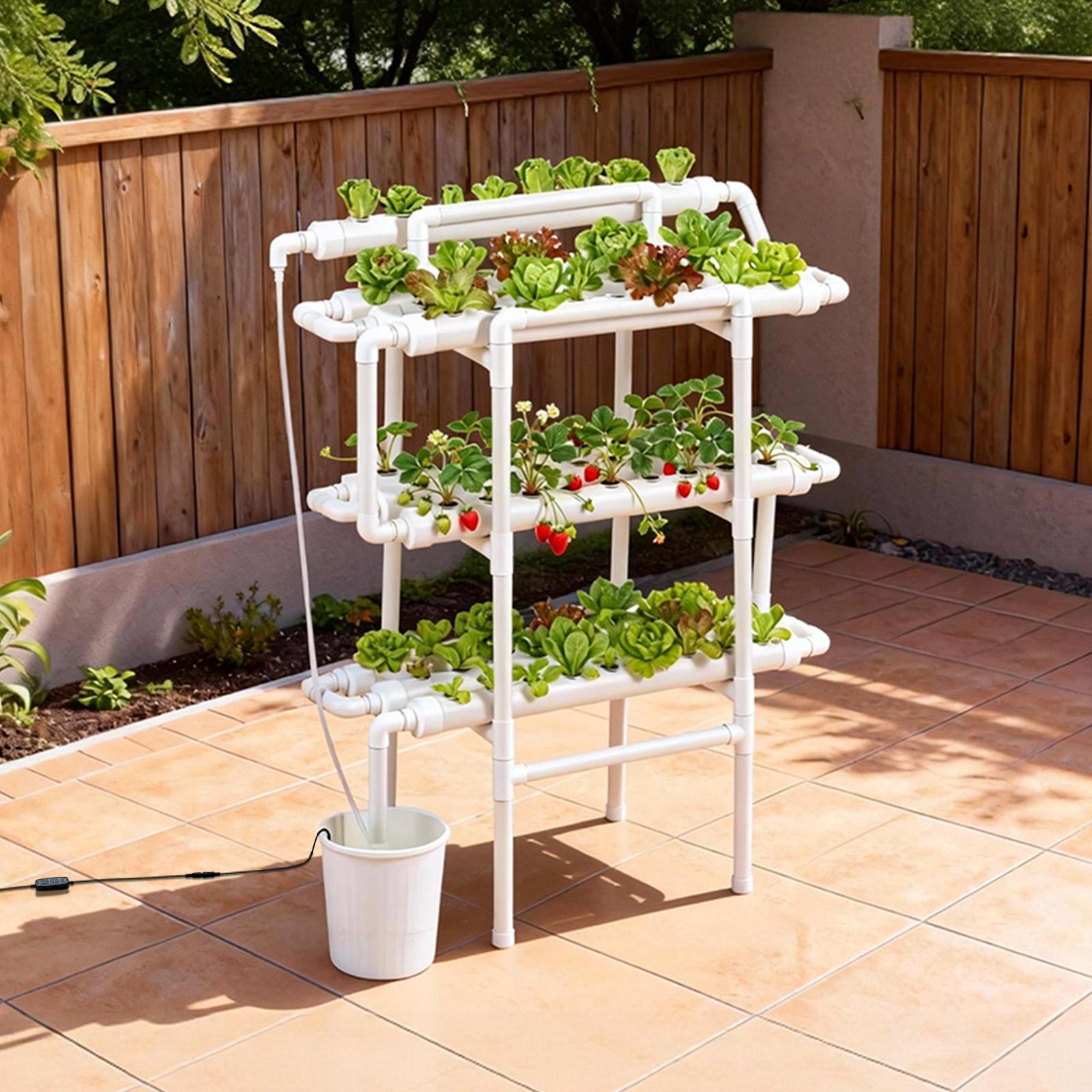 3 Tier 90 Sites Hydroponic Gro - Hydroponic Kit review and price