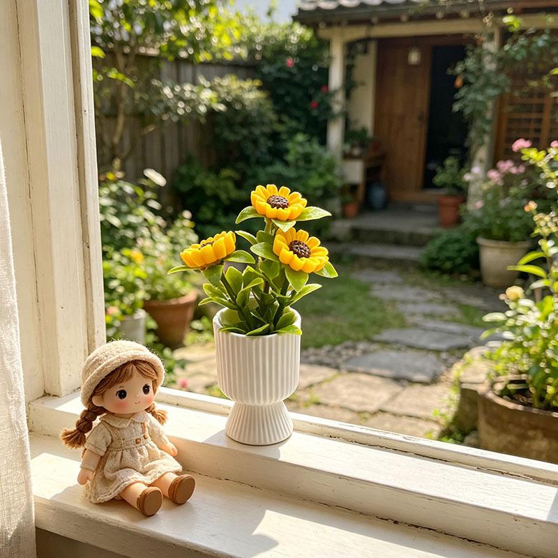 {#} Miniature Sunflower Potted - Plant Pot review and price