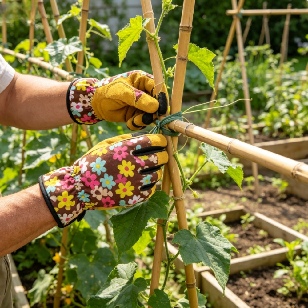 For Safe Pruning Fingerless Ga - Garden Gloves review and price