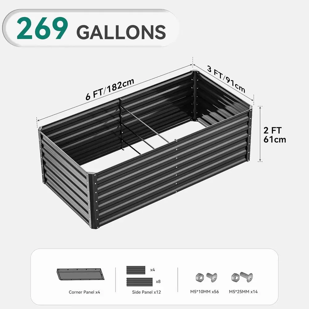 6x3x2ft Large Galvanized Metal - Garden Gloves review and price