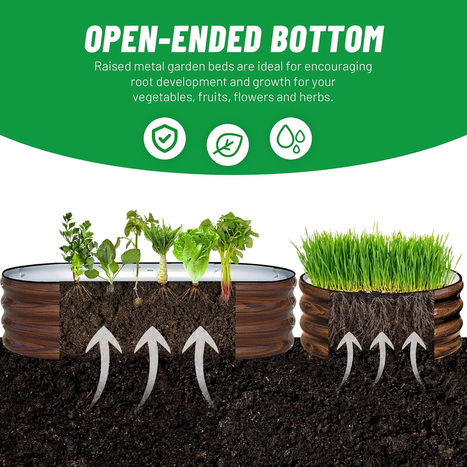 3-Pack Galvanized Steel Raised - Raised Garden Bed review and price