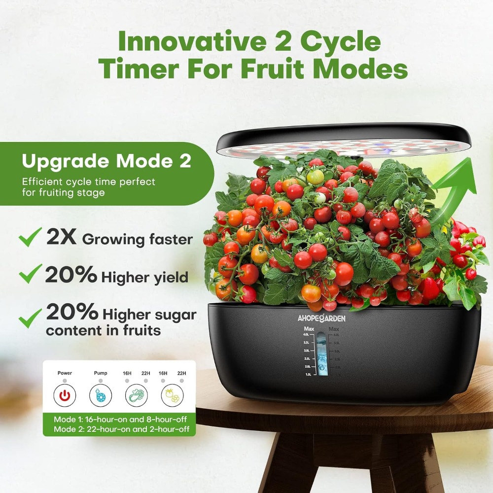 12 Pod Hydroponic Garden with  - Hydroponic Kit review and price