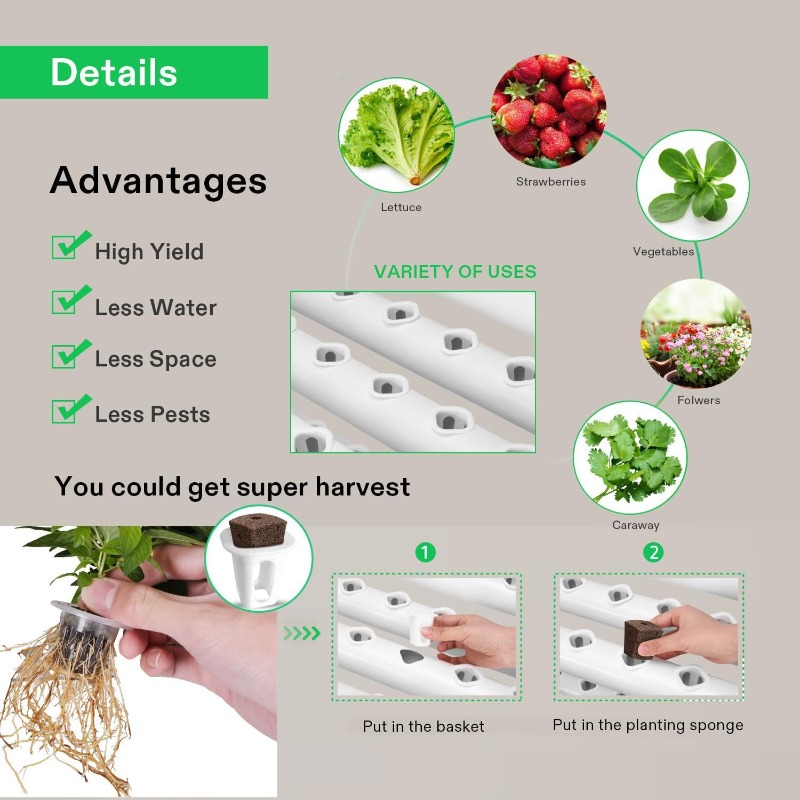 Vertical Hydroponic Growing Sy - Hydroponic Kit review and price
